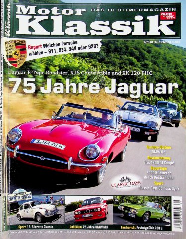 Deckblatt Motor Klassik (09/2010)